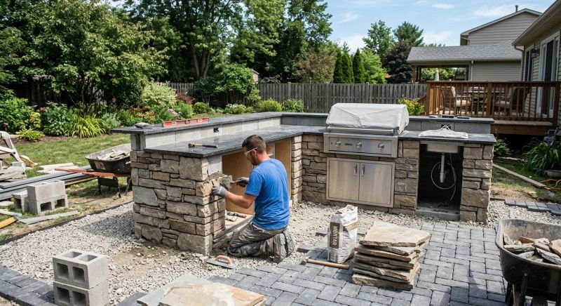 Outdoor Kitchen Construction in Alpharetta, GA