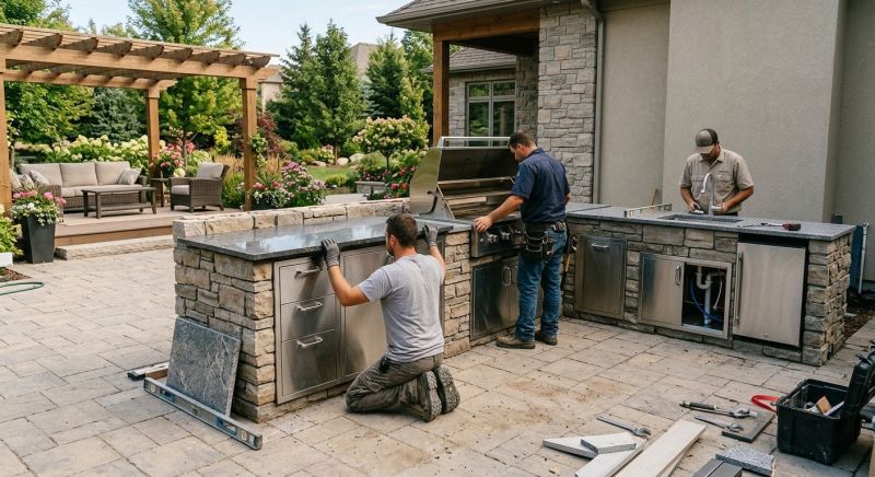 Outdoor Kitchen Construction in Summerville, SC