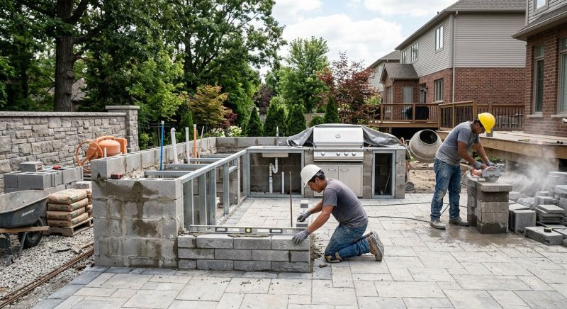 Outdoor Kitchen Construction in Houston, TX