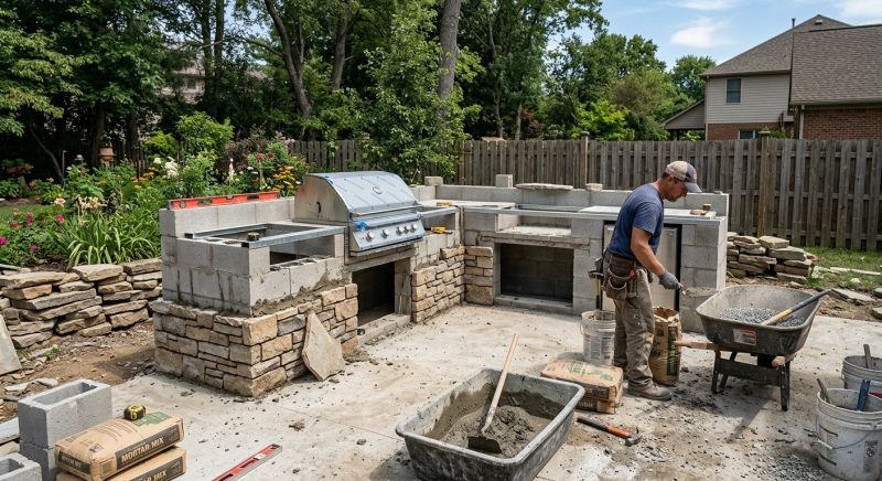 Outdoor Kitchen Construction in North Charleston, SC