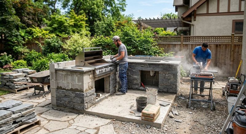 Outdoor Kitchen Construction in Conroe, TX