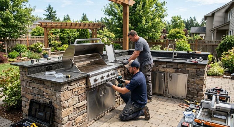 Outdoor Kitchen Installation in Charleston, SC