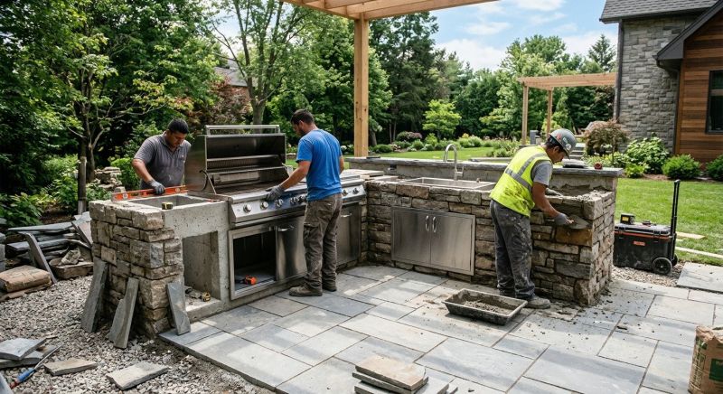 Outdoor Kitchen Renovation in North Charleston, SC